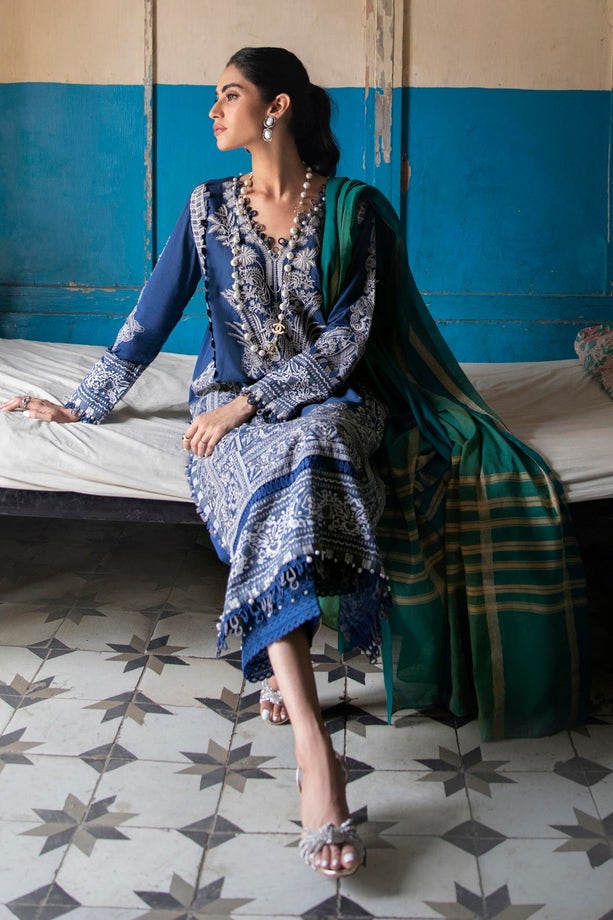 10A | Sana Safinaz | Muzlin Lawn 2022 Vol 3