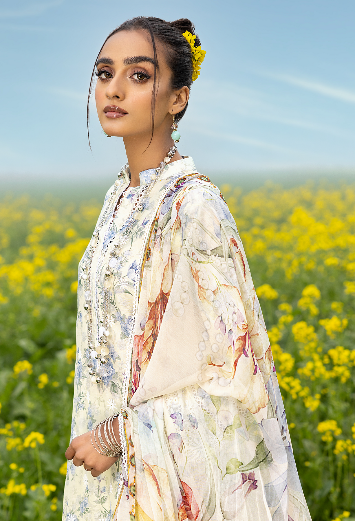 Daisy | Adan's Libas | Sarsoon | Spring Summer Unstitched Lawn 2023