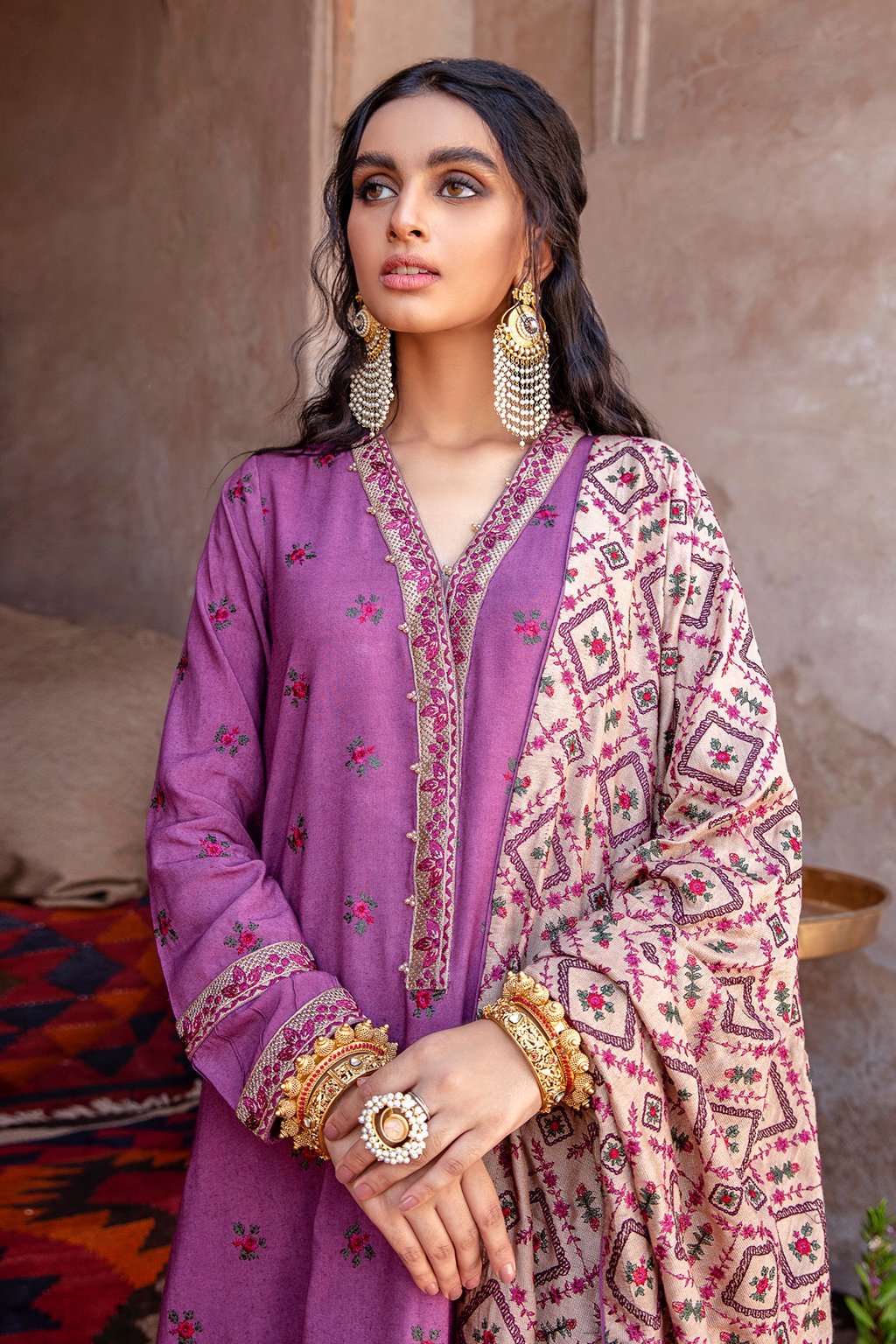 IW20-04 Sahi (3PC) | Iznik | Zarsha | Winter Collection'20