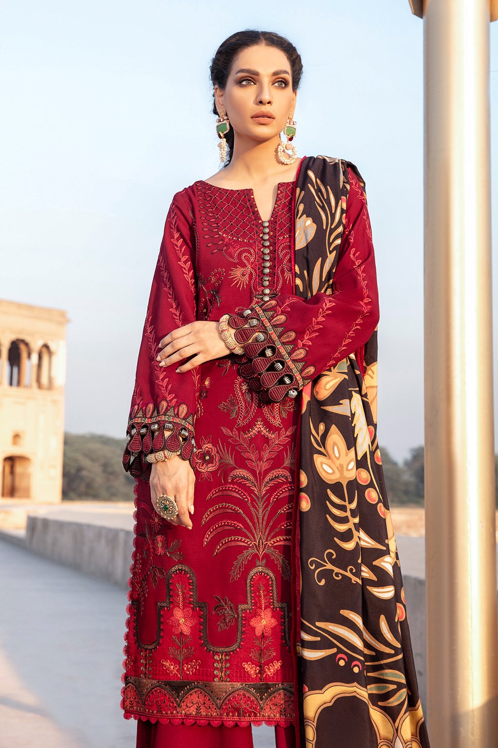 IW20-08 Homa (3PC) | Iznik | Zarsha | Winter Collection'20