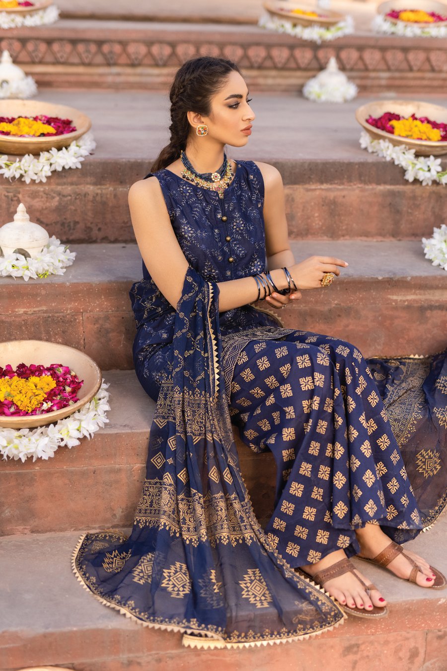 FL-12 ALKUBALT (3PC) | Iznik Festive Lawn Collection 2021