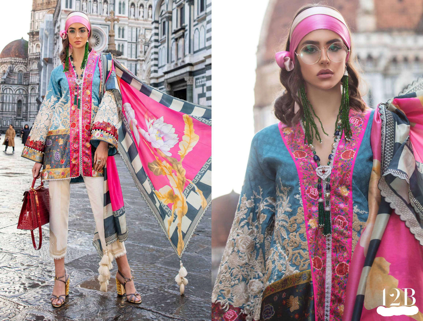 Cinese 12-B (3Pc) Sana Safinaz Luxury Lawn