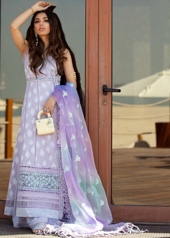 LA MER LILAC - FTA-12 | Farah Talib Aziz | ilo ilo Spring Summer Lawn 2022