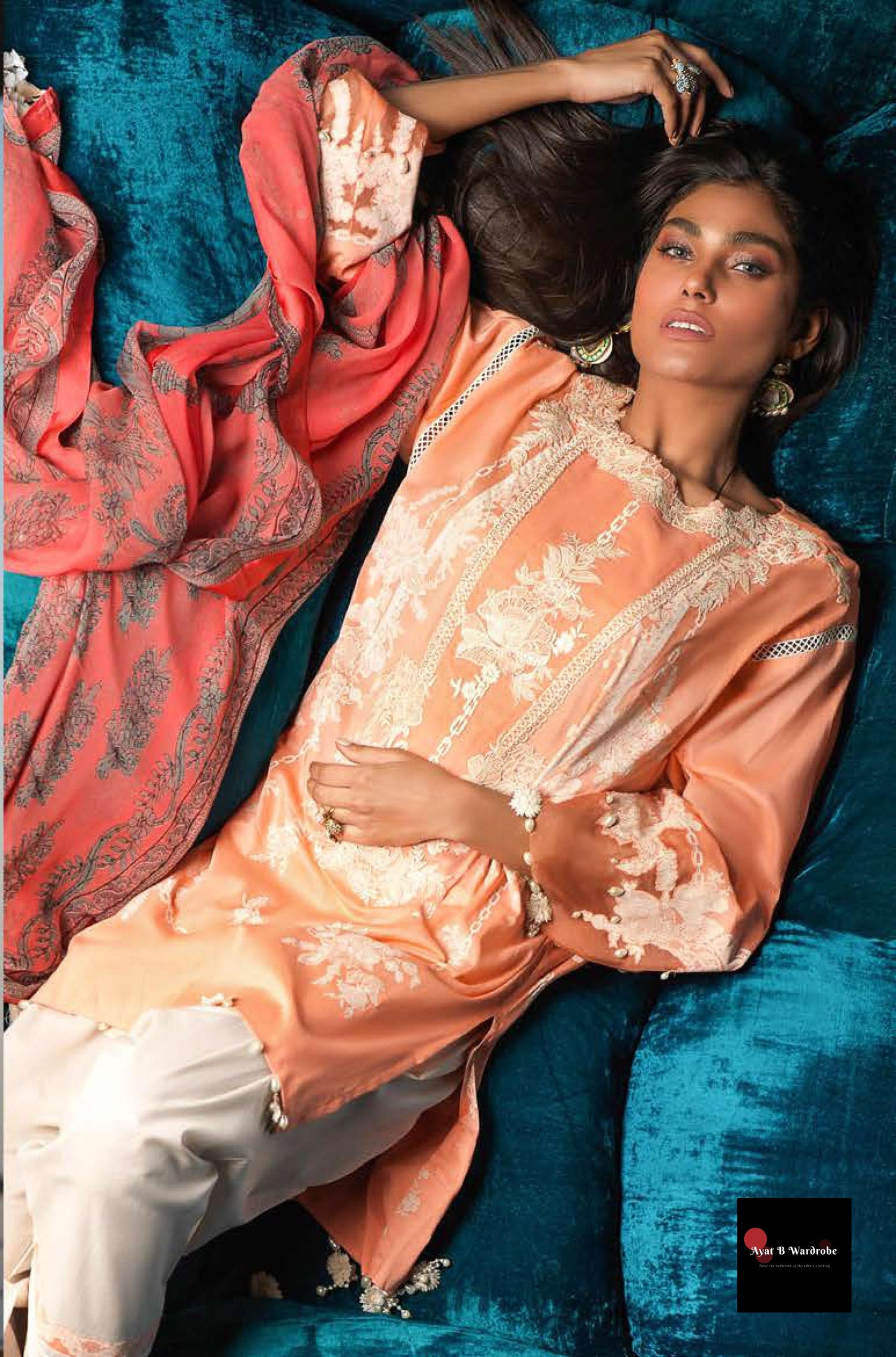 14 B (2 Pcs) | Sana Safinaz | Muzlin Spring/Summer Vol. 1 Collection 2020