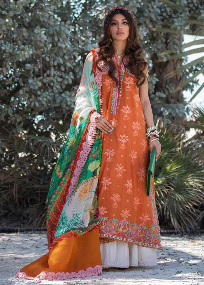 BALI RUST - FTA-14 | Farah Talib Aziz | ilo ilo Spring Summer Lawn 2022