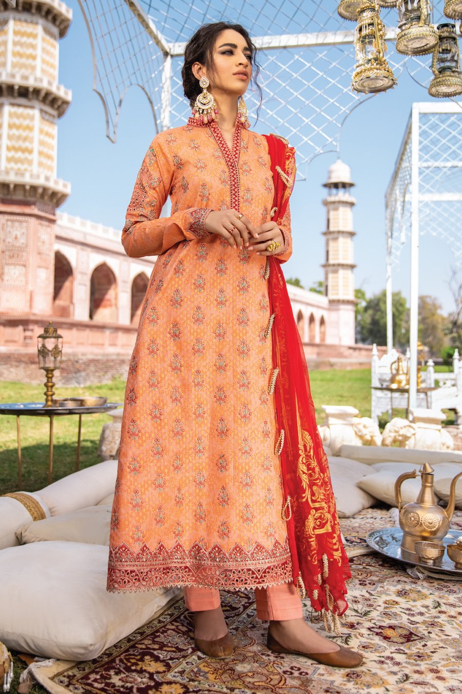 FL-01 QILA (3PC) | Iznik Festive Lawn Collection 2021