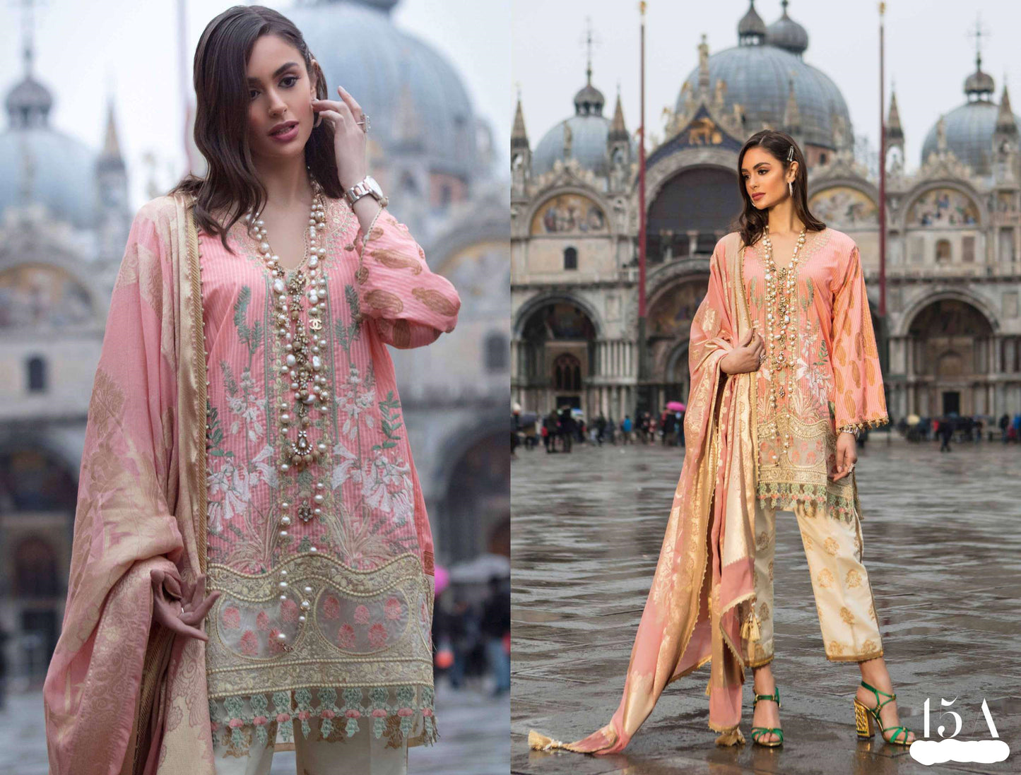 Indiano 15-A (3Pc) Sana Safinaz Luxury Lawn