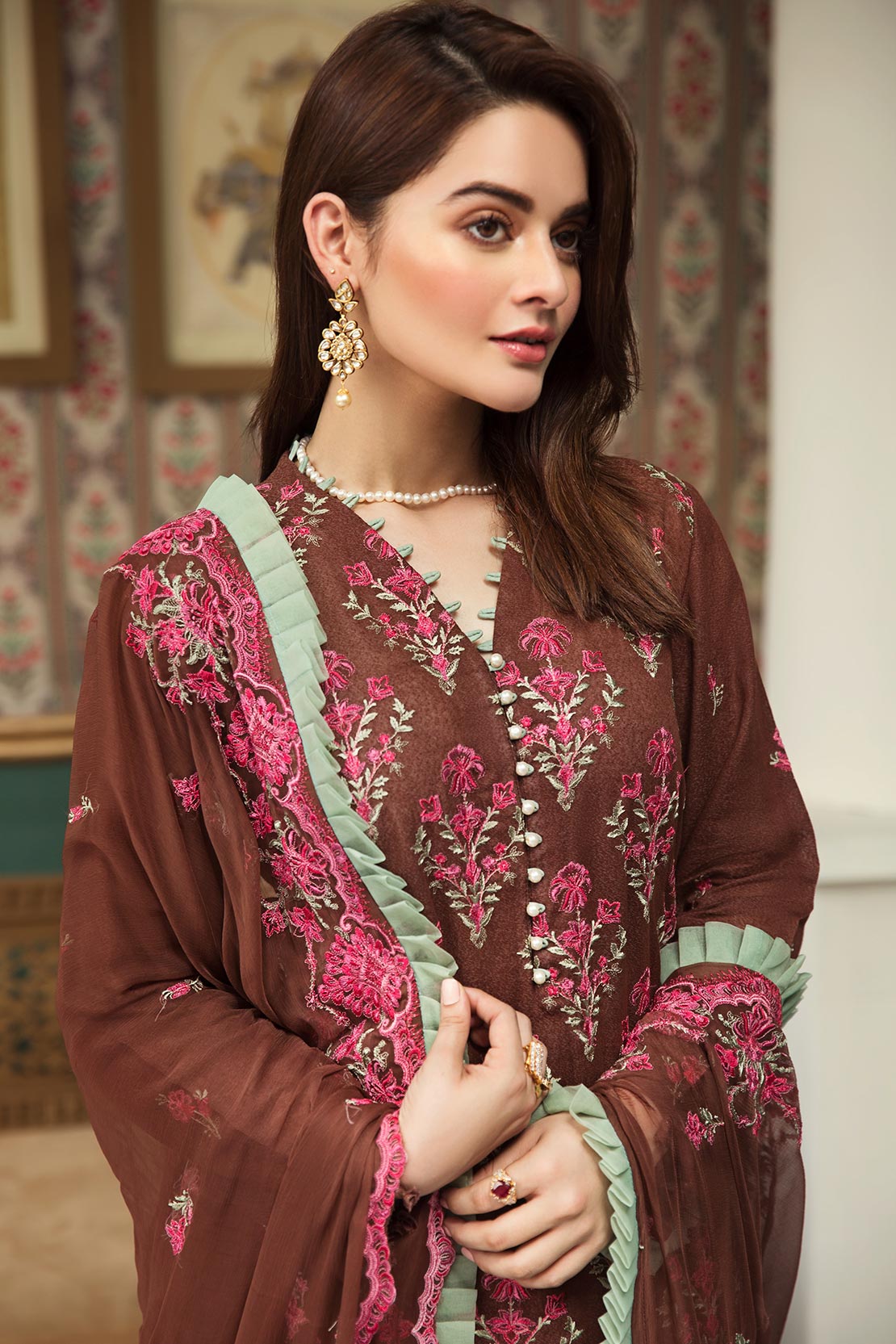 D701-B (Raaya - Embroidered Karandi Edition 2019)