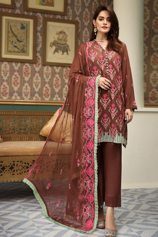 D701-B (Raaya - Embroidered Karandi Edition 2019)