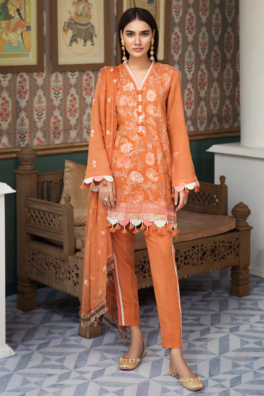 D702-A (Raaya - Embroidered Karandi Edition 2019)