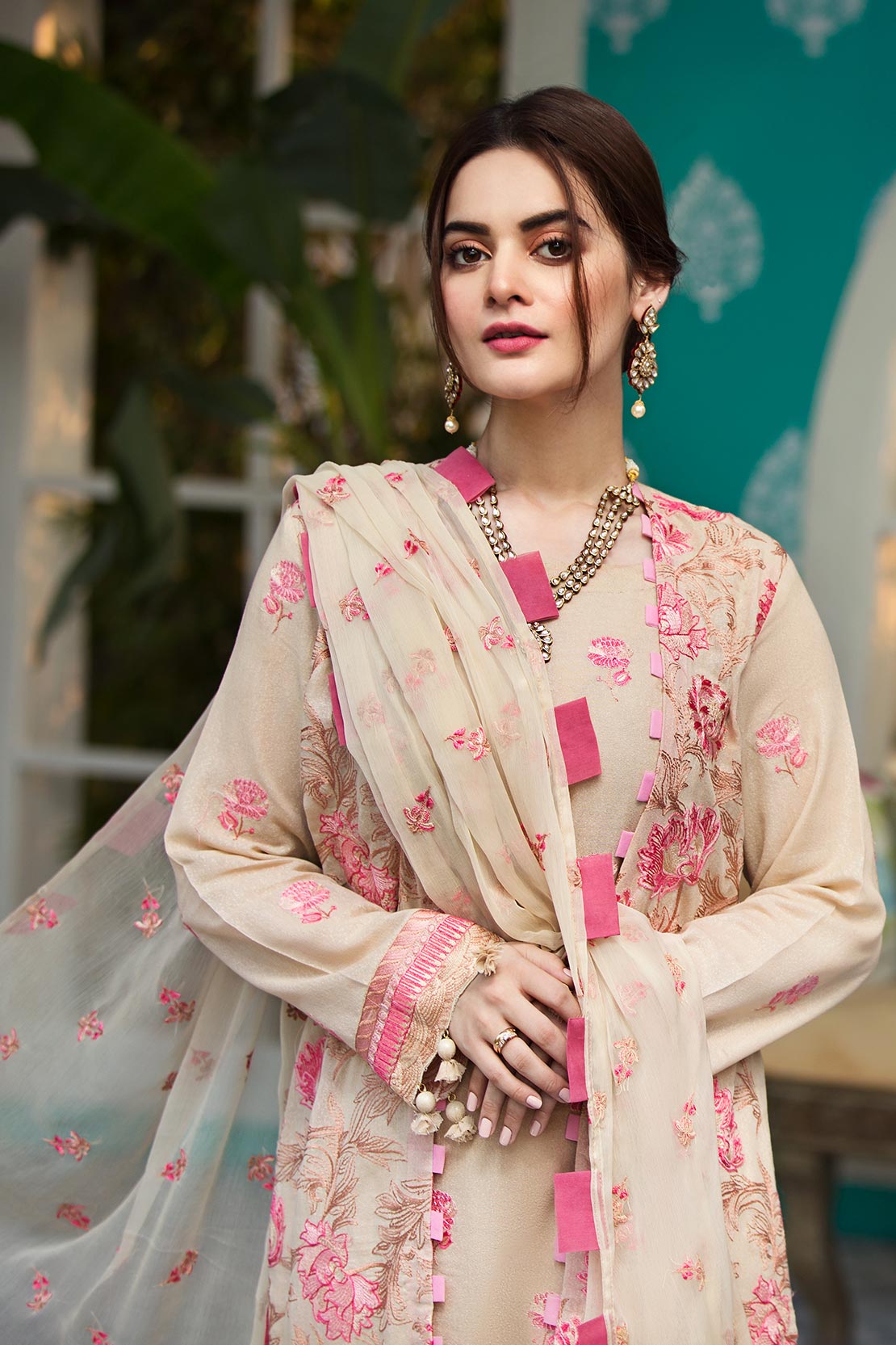 D702-B (Raaya - Embroidered Karandi Edition 2019)