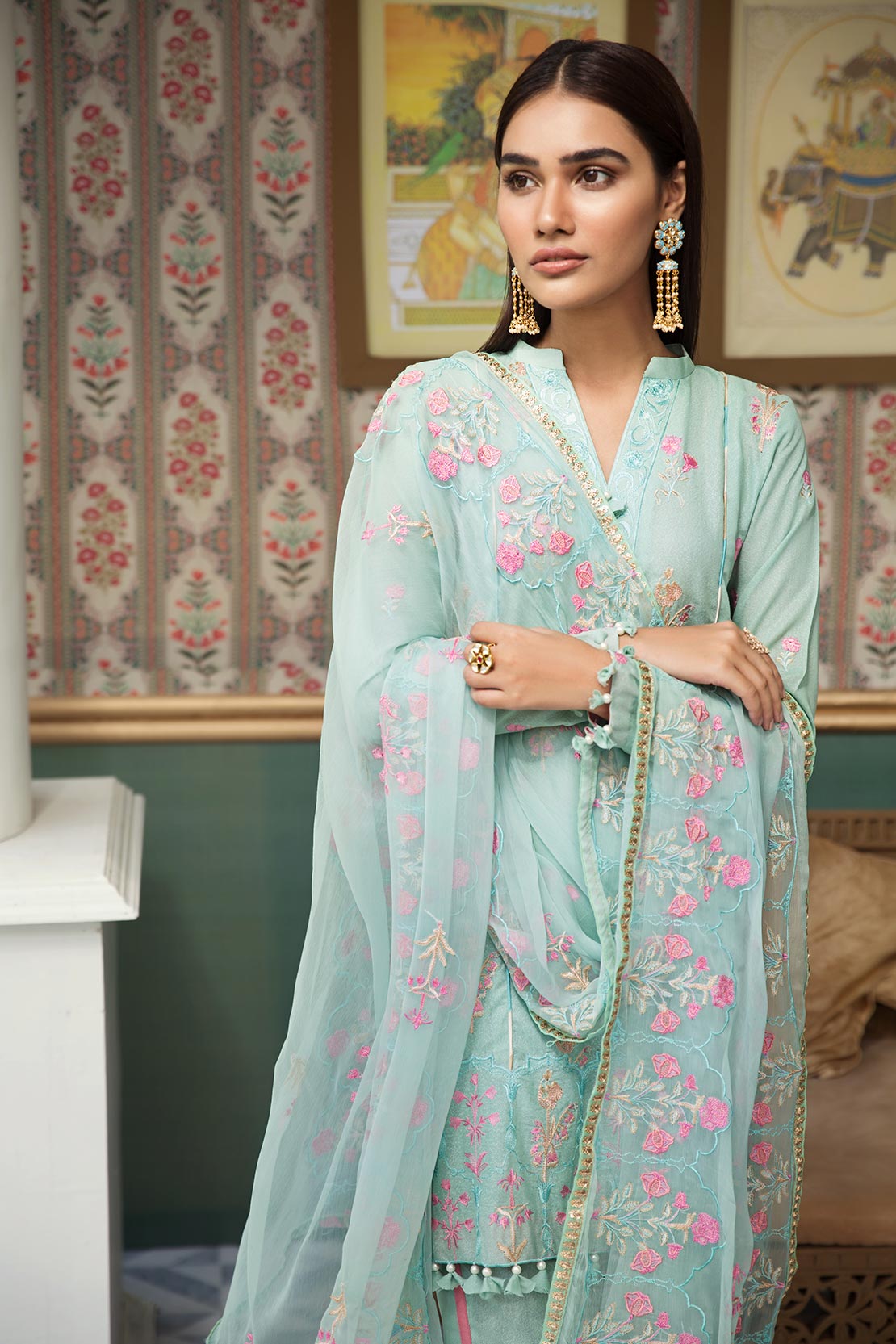 D703-A (Raaya - Embroidered Karandi Edition 2019)