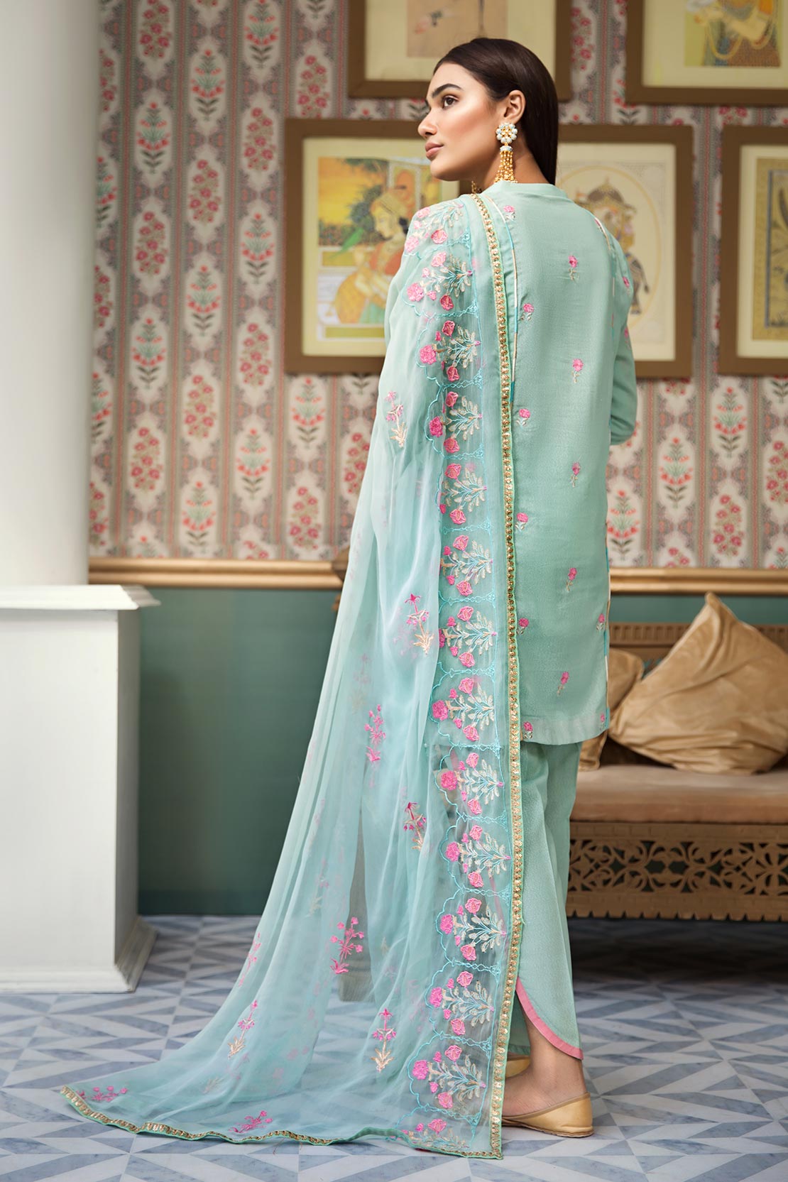 D703-A (Raaya - Embroidered Karandi Edition 2019)