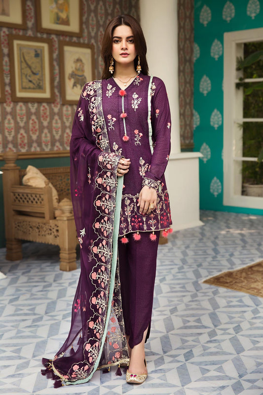 D703-B (Raaya - Embroidered Karandi Edition 2019)