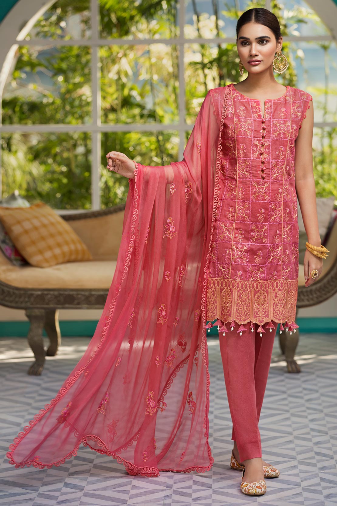D704-B (Raaya - Embroidered Karandi Edition 2019)