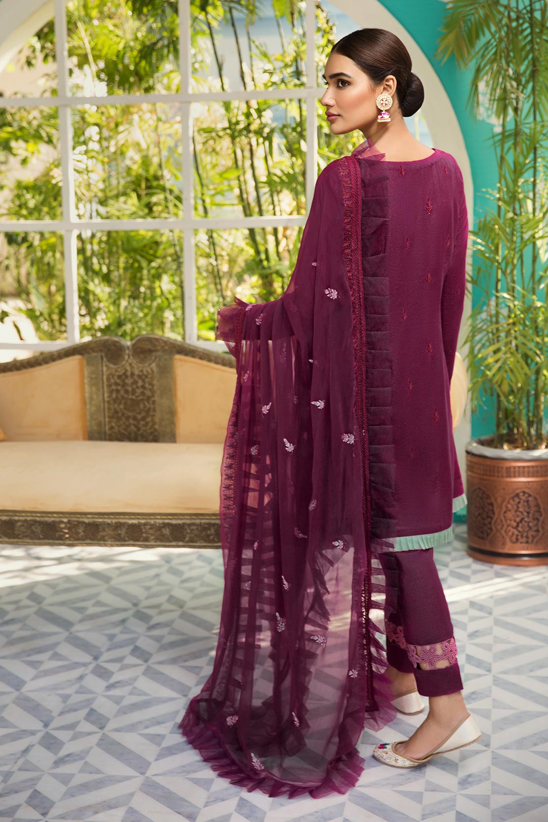 D705-B (Raaya - Embroidered Karandi Edition 2019)