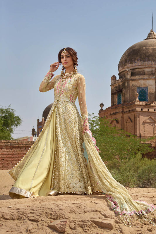 Chikankari Marigold (Crimson x SairaShakira Luxury Collection 19)