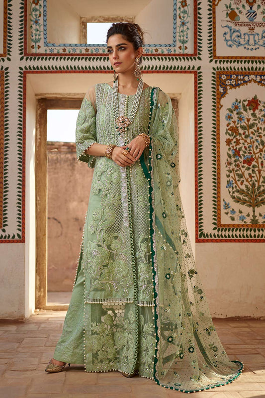 Applique Sea Green (Crimson x SairaShakira Luxury Collection 19)