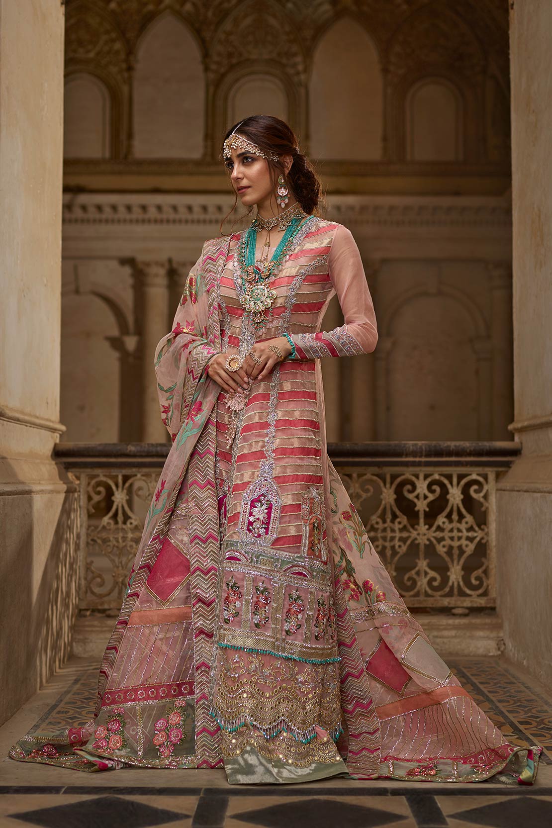 Chata Patti Sun Kissed Coral (Crimson x SairaShakira Luxury Collection 19)