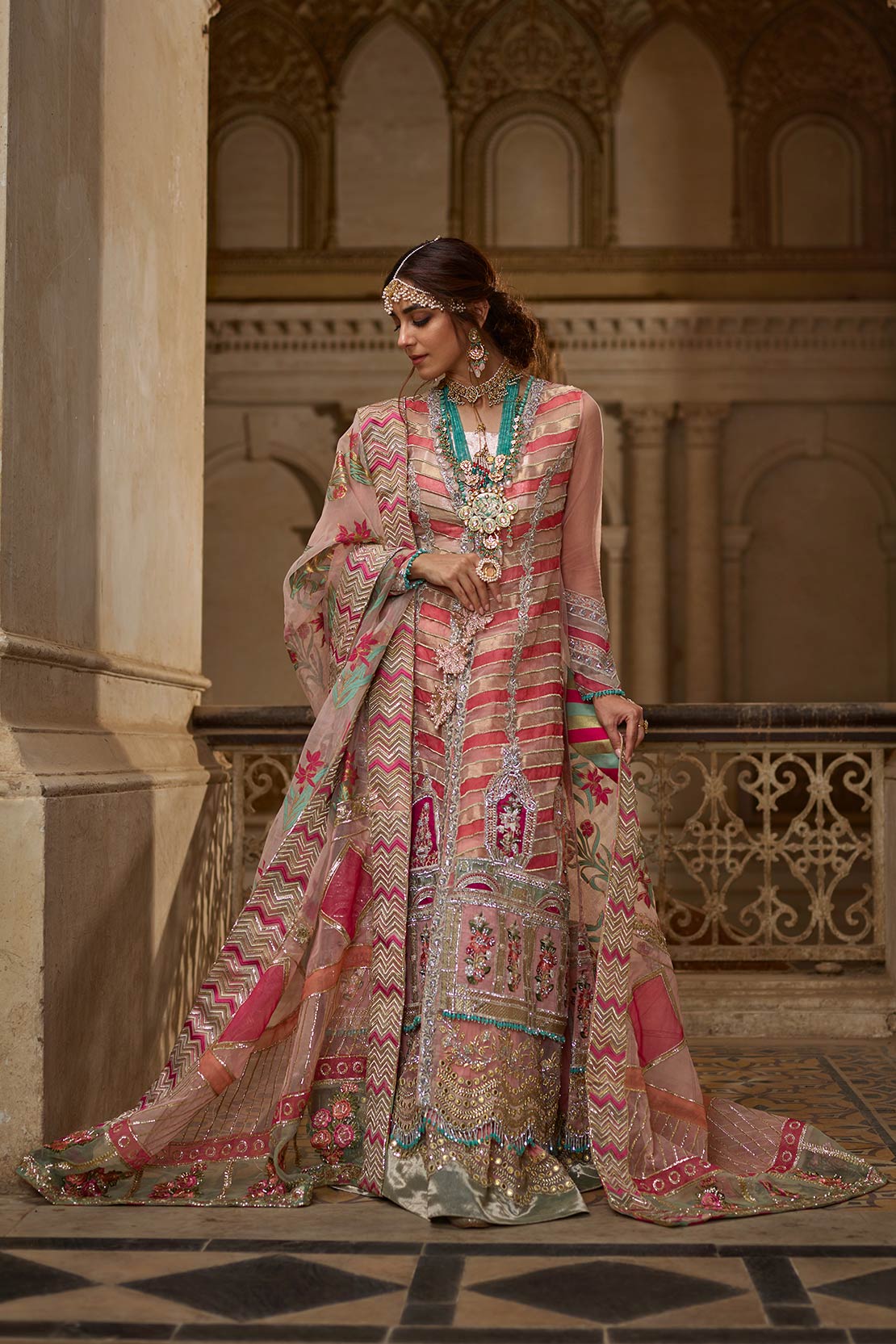 Chata Patti Sun Kissed Coral (Crimson x SairaShakira Luxury Collection 19)