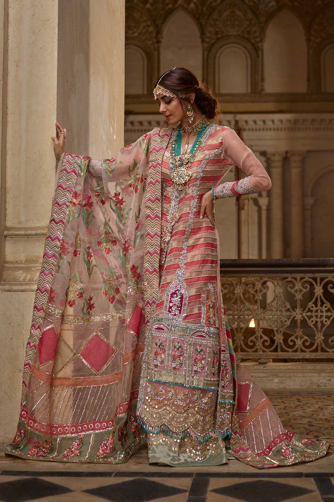 Chata Patti Sun Kissed Coral (Crimson x SairaShakira Luxury Collection 19)