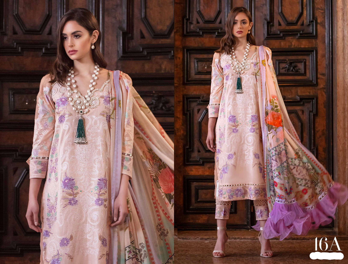 Giallo 16-A (3Pc) Sana Safinaz Luxury Lawn