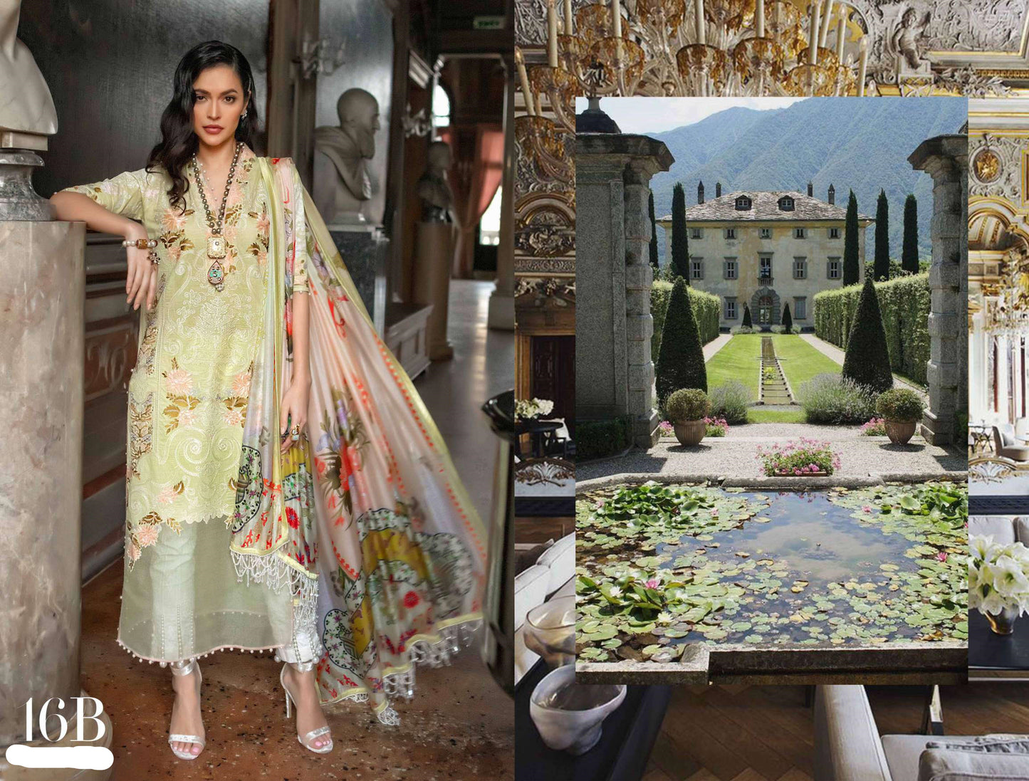 Cancello 16-B (3Pc) Sana Safinaz Luxury Lawn