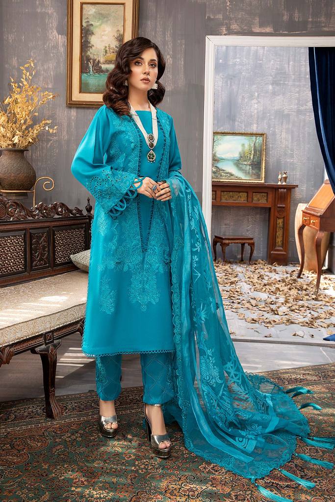 CKR-003 | Charizma | Unstitched Embroidered Viscose Karandi Collection'21
