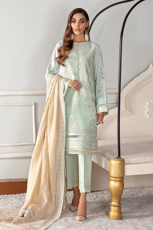 Zuhur | Baroque | Fuchsia Lawn Collection | 2021