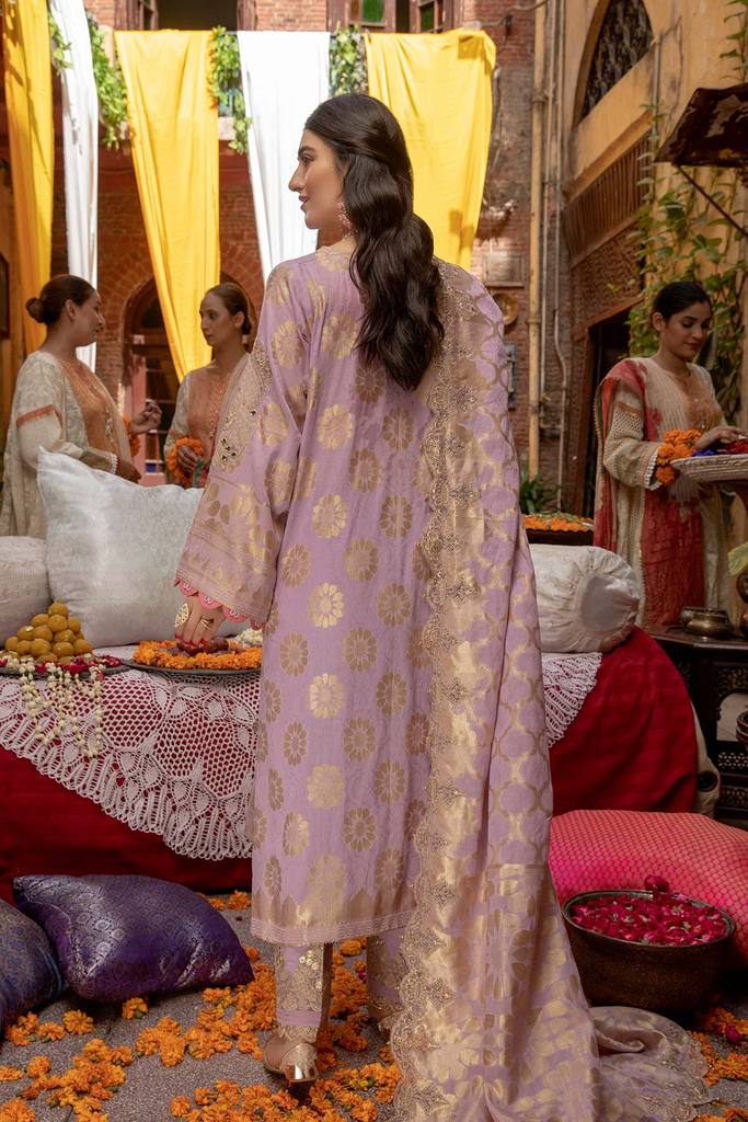 CJ-02 | Charizma | Signature | Cambric Embroidered Jaquard Collection with Dupatta | Vol. 1