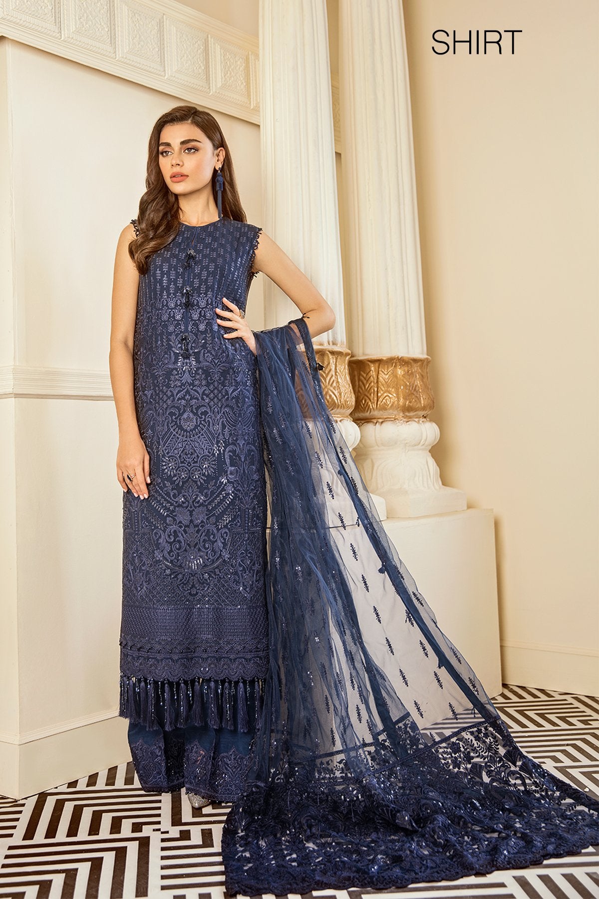 Delph (Baroque Chantelle Embroidered Chiffon)