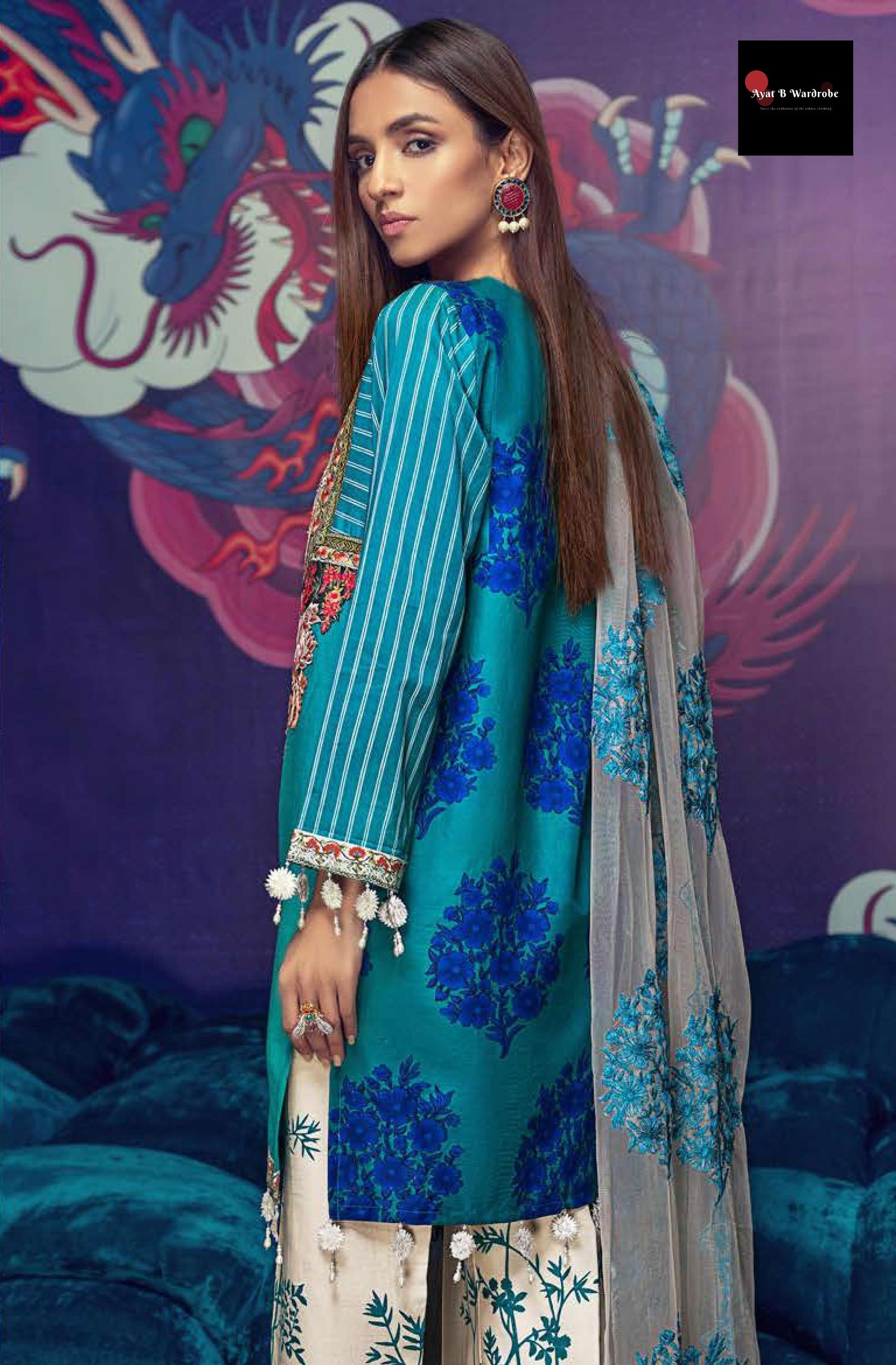 18 B (3 Pcs) | Sana Safinaz | Muzlin Spring/Summer Vol. 1 Collection 2020