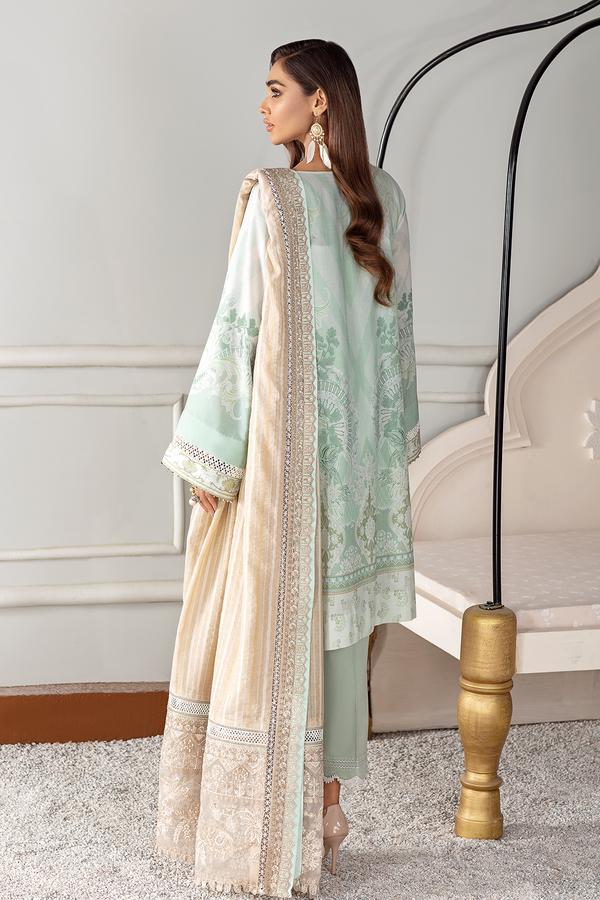 Zuhur | Baroque | Fuchsia Lawn Collection | 2021