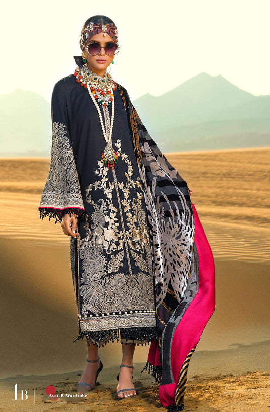 01 - B (Sana Safinaz Winter Shawl'19)