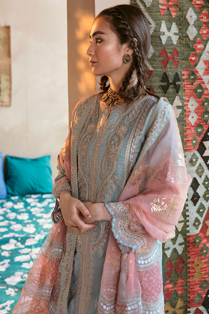 HL-13 | Qalamkar | Dilara | Luxury Lawn 2021