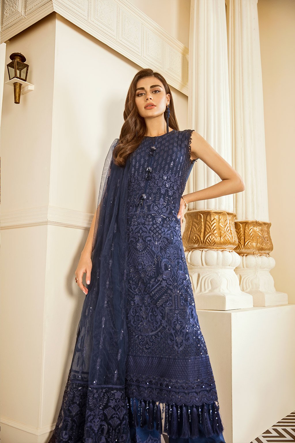 Delph (Baroque Chantelle Embroidered Chiffon)