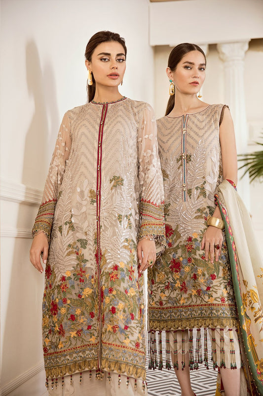 Sepia (Baroque Chantelle Embroidered Chiffon)