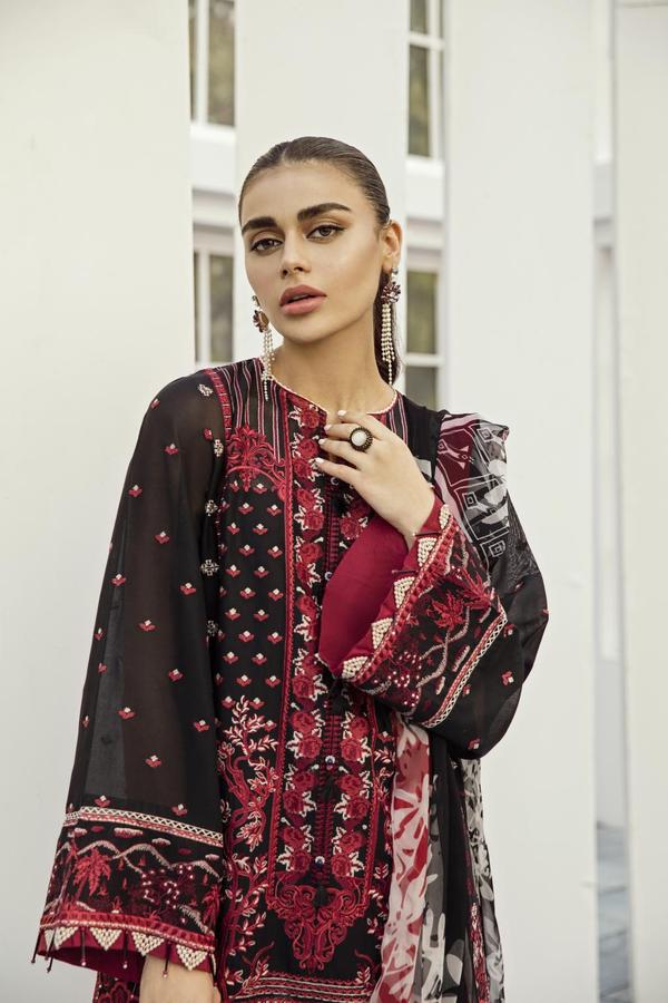 Carnation | Baroque | Fuchsia Lawn Collection 2020