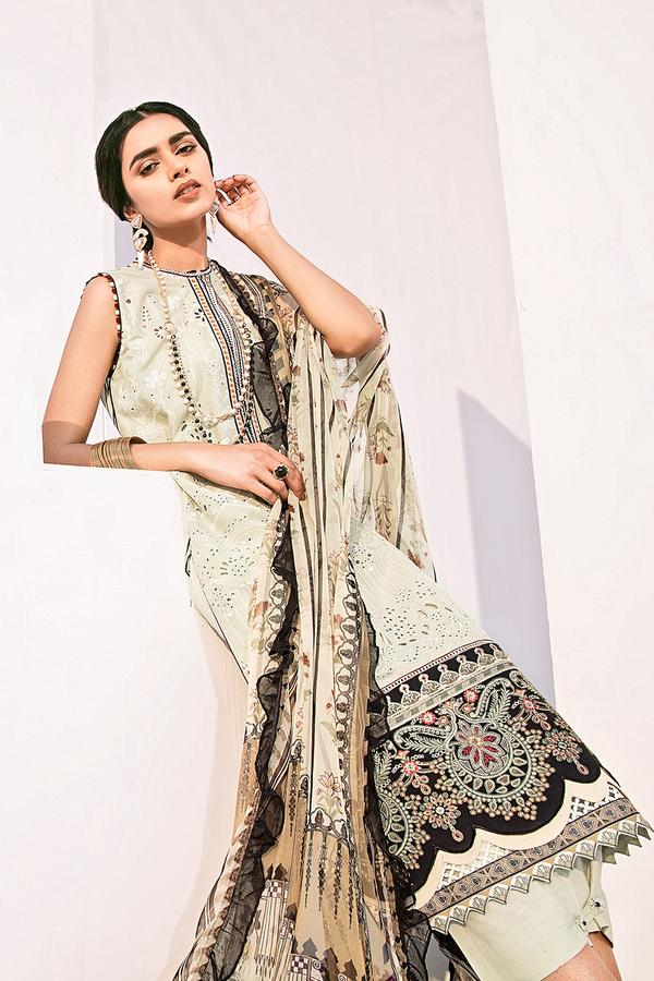 Chandni | Baroque | Fuchsia Lawn Collection 2020