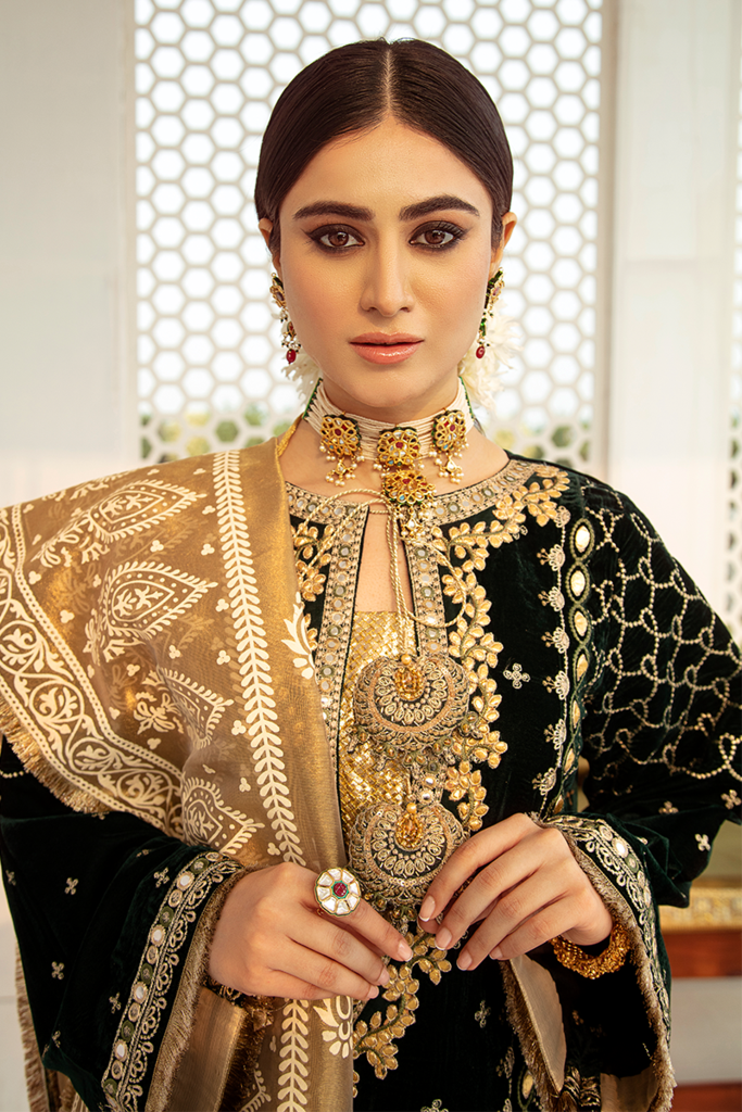 V-06 | Qalamkar | Luxury Velvet Collection