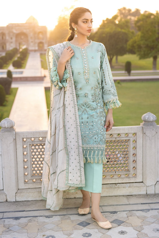 FL-02 BAHAAR (3PC) | Iznik Festive Lawn Collection 2021