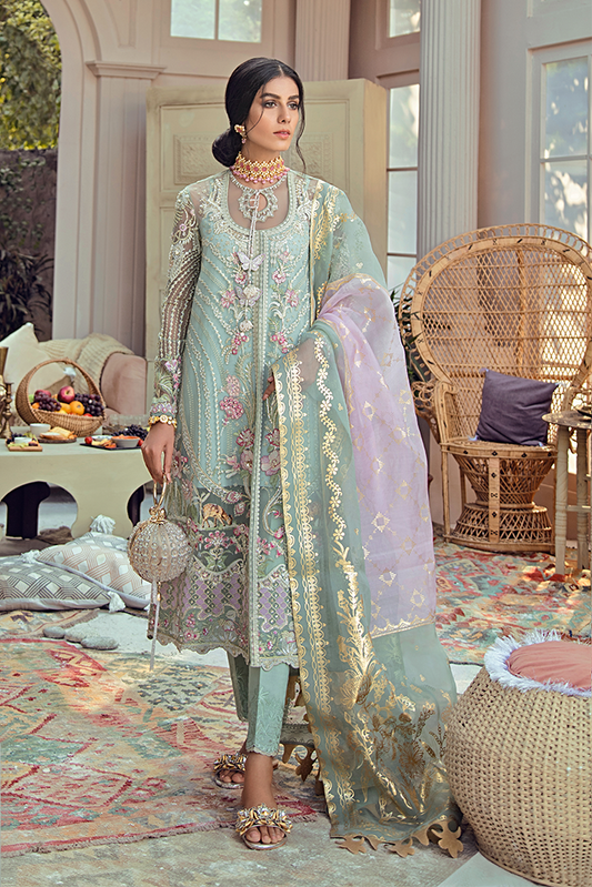 Zeb (Unsticthed) | Suffuse by Sana Yasir | Freesia Luxury Edition