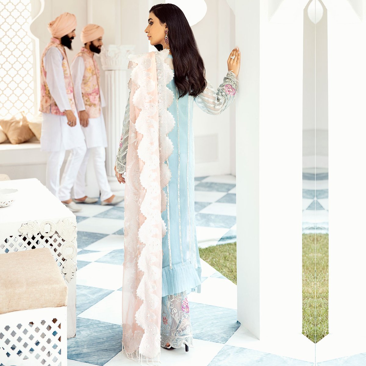 NL-12 | Nureh Mor Bagh Chiffon Collection | 2020
