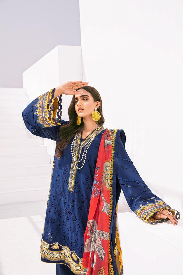 Vasl | Baroque | Fuchsia Lawn Collection 2020