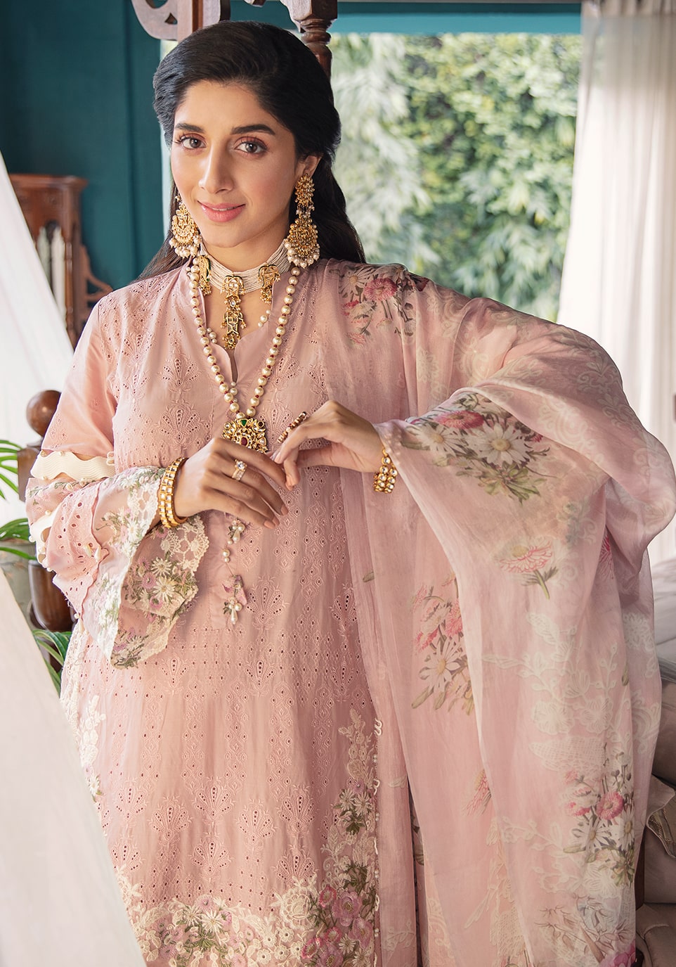 EFC10 - Rose Affair | Elaf | Festive Chikankari 2022