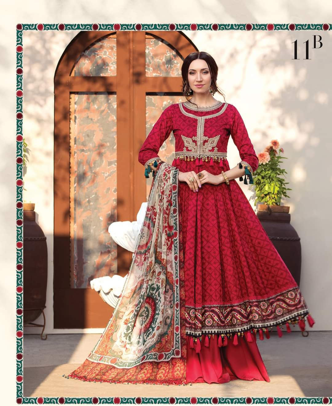 11B | Maria B | Secret Garden | Mprints Summer Lawn Collection 2022