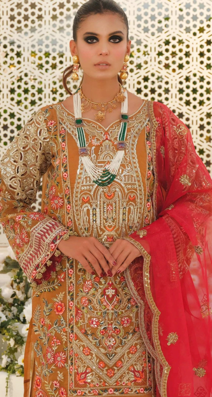 Hazel Gold (FFD 0081) | Maryum n Maria | The Royal Mansion By Freesia | Wedding Collection 2022