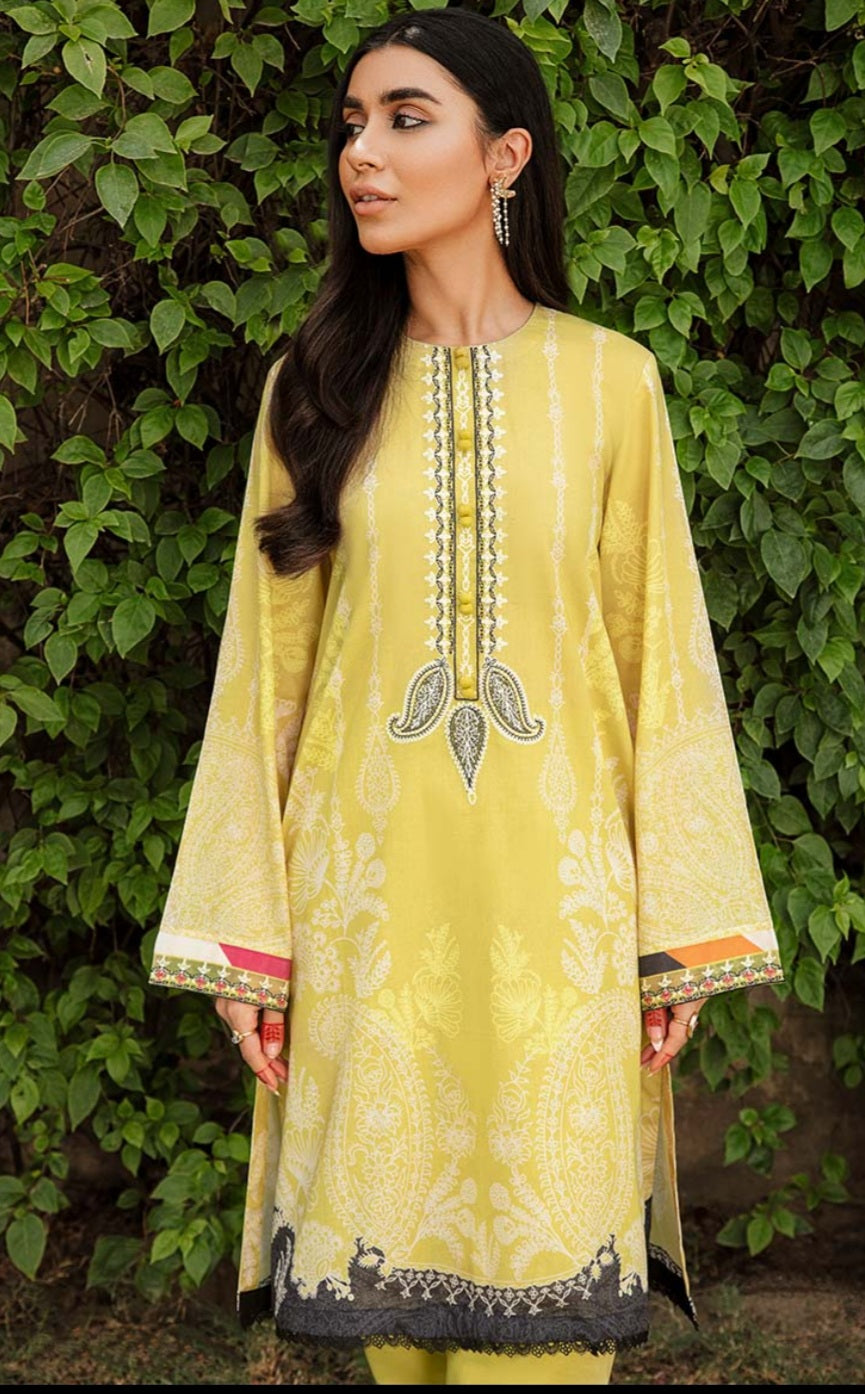 Olive Dream | Cross Stitch | Mehrbano Eid Collection 2022