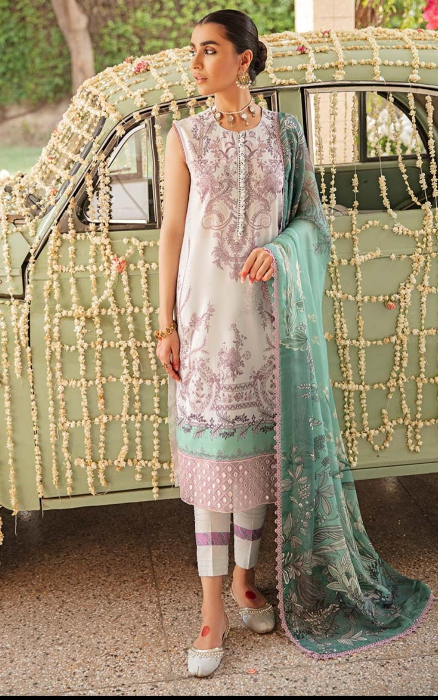 Lunar Orchid | Cross Stitch | Mehrbano Eid Collection 2022