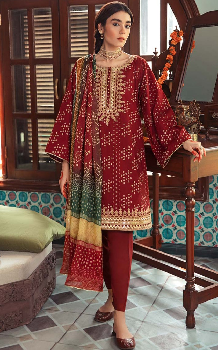 Majestic Blush | Cross Stitch | Mehrbano Eid Collection 2022